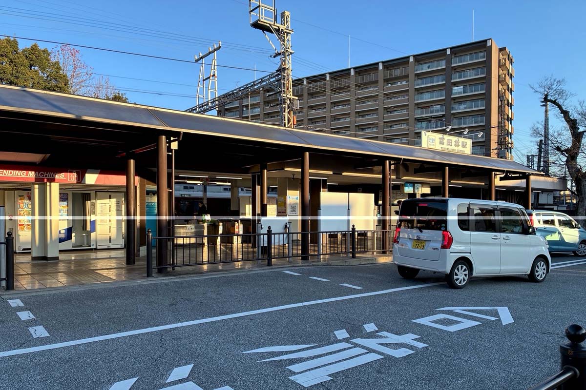 実証実験南部ルートの拠点となる富田林駅（画像：高田泰）