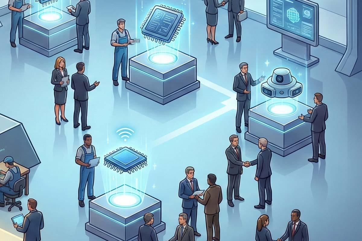 技術主導のオープンなエコシステムイメージ。