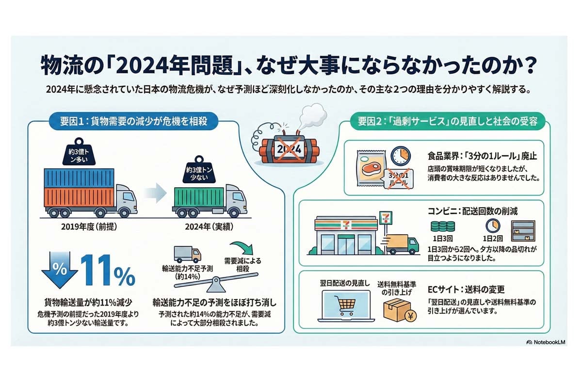 「2024年問題」が大事にならなかった理由。