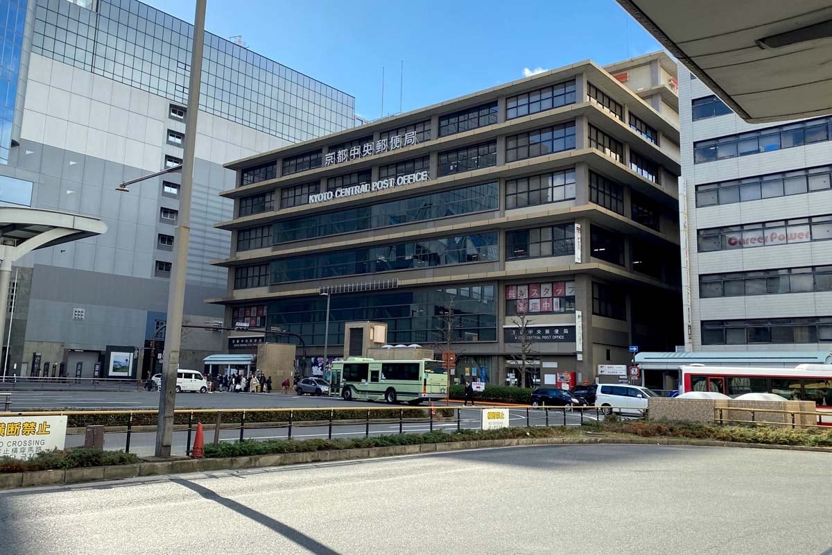 高さ60mの高層化が計画される京都中央郵便局(画像:高田泰)