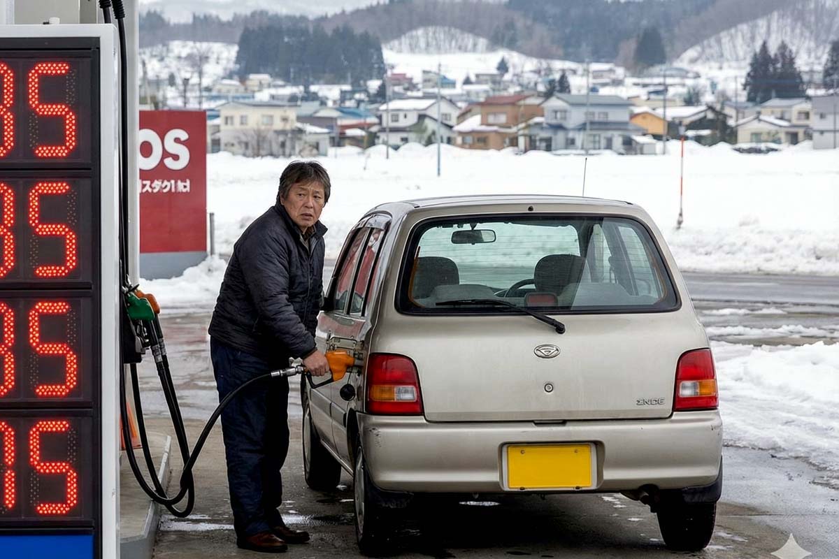地方では自動車が「動く生命維持装置」となっているイメージ。