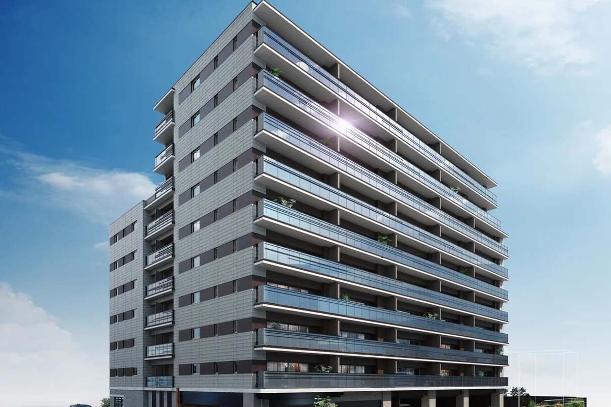 西宮市でエスコンが分譲するマンション（画像：エスコン）