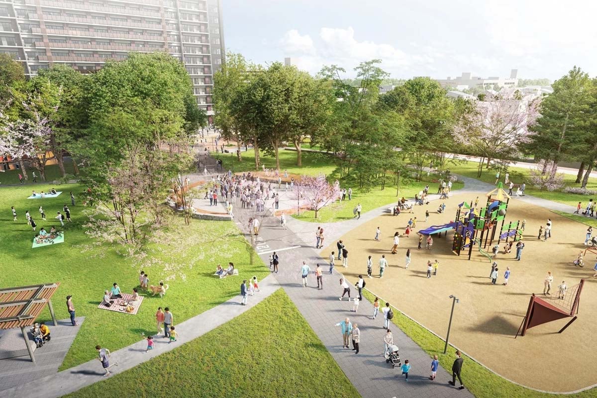 エスコンが企業版ふるさと納税を活用し、リニューアルする北広公園（画像：エスコン）