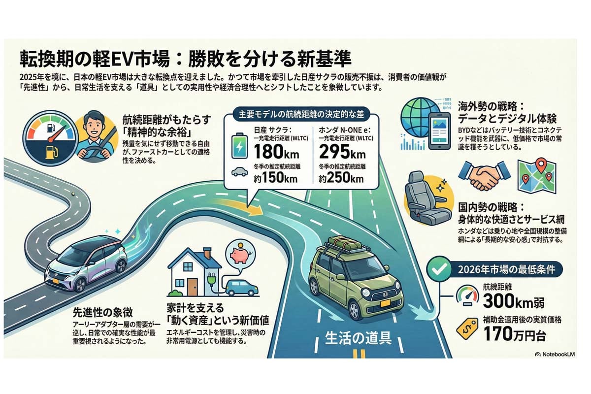 軽EV市場の新たな成功基準。