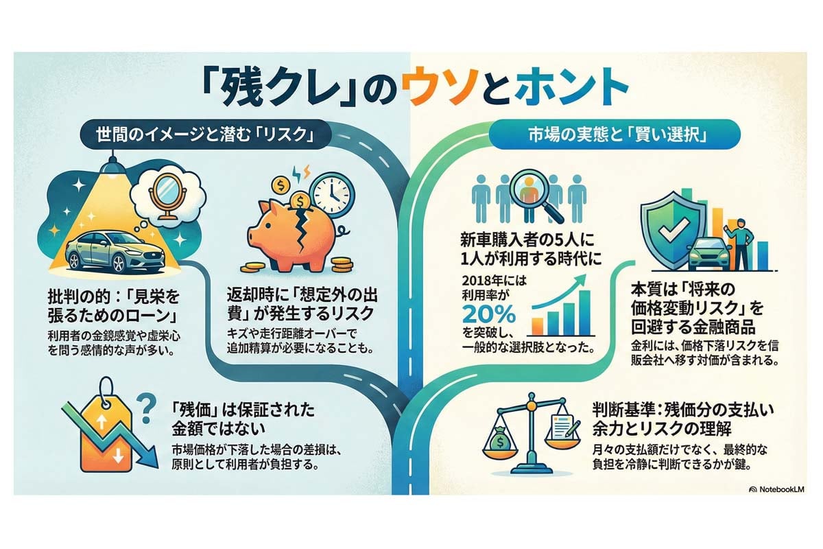 「残クレ」のウソとホント。