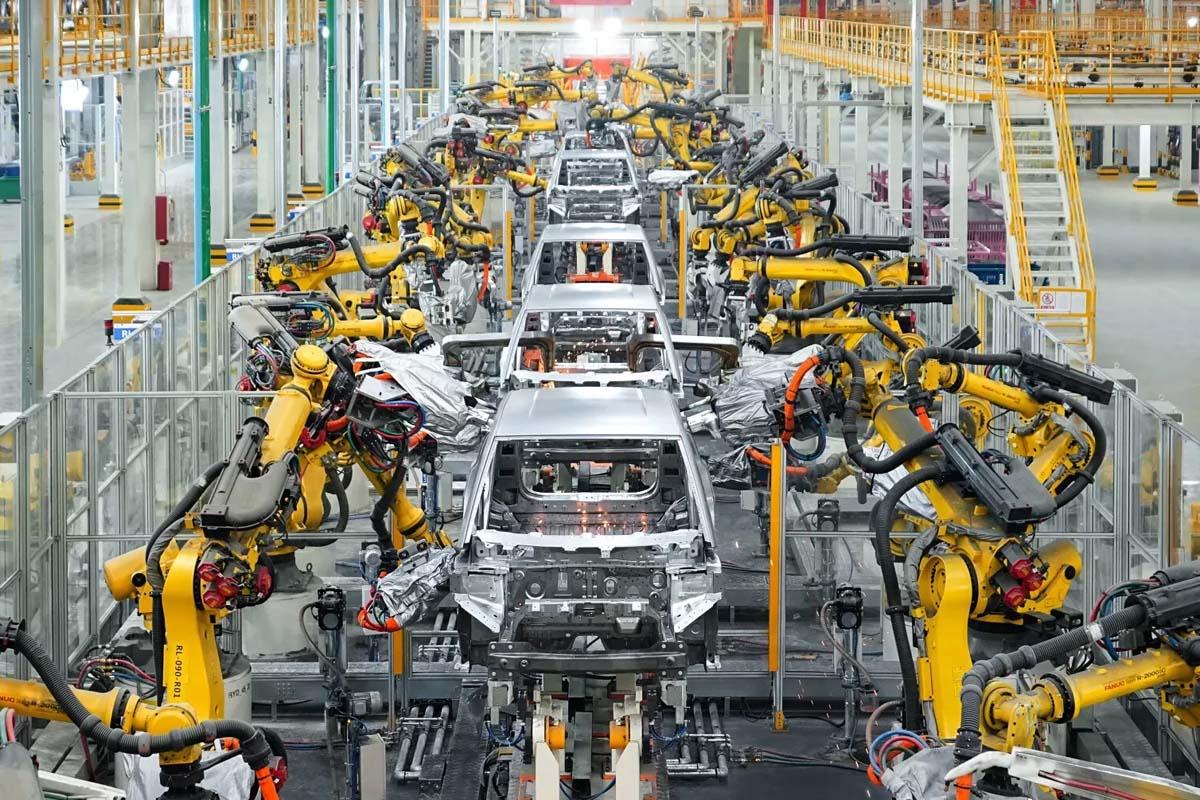 BYDの自動車生産工場（画像：BYD）