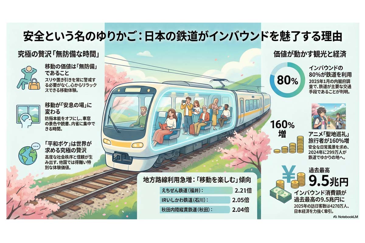 日本の鉄道が魅了する理由。