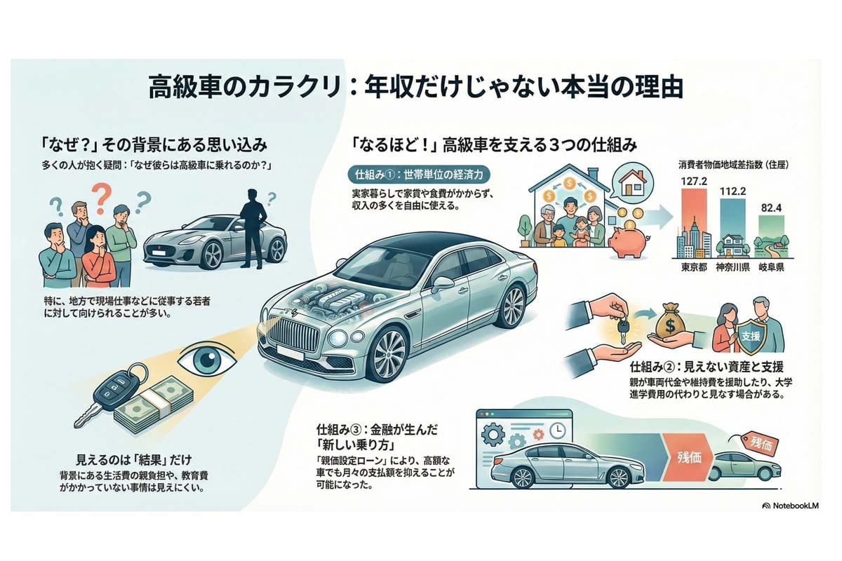 高級車のカラクリ。