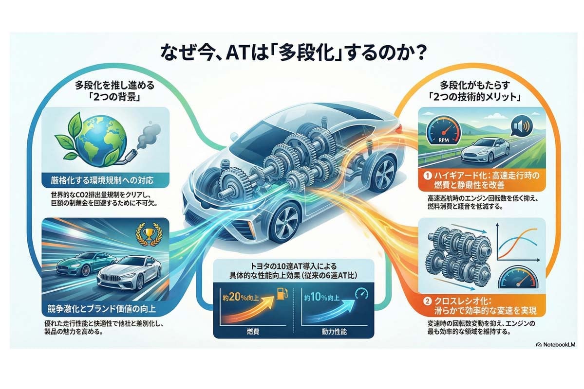 AT多段化の背景とメリット。