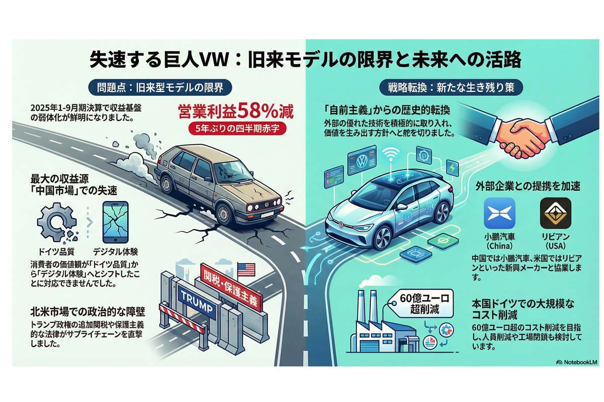 失速する巨人VWの戦略転換。