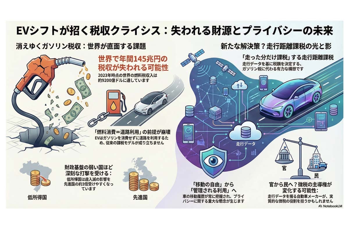 EVシフトが招く税収危機。