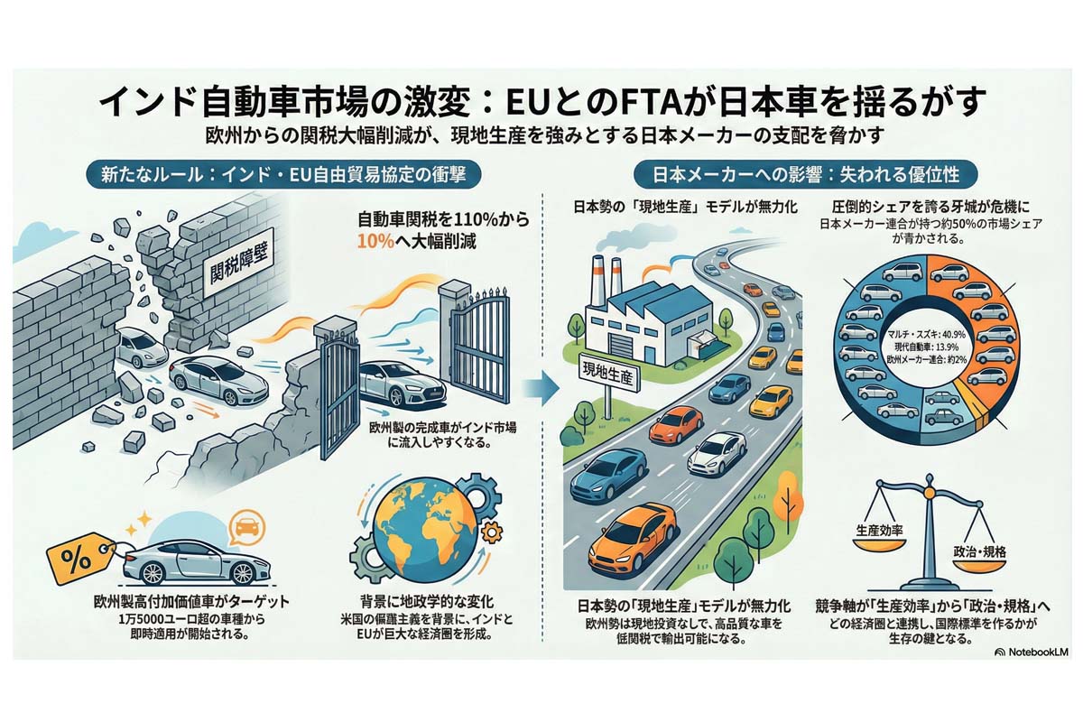インド市場:EU・FTAの影響。