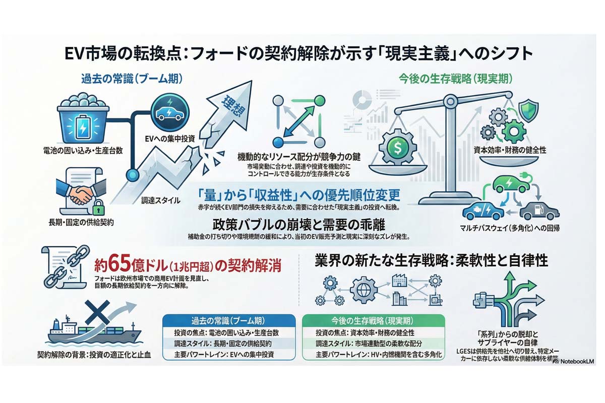 EV市場:現実主義への戦略転換。