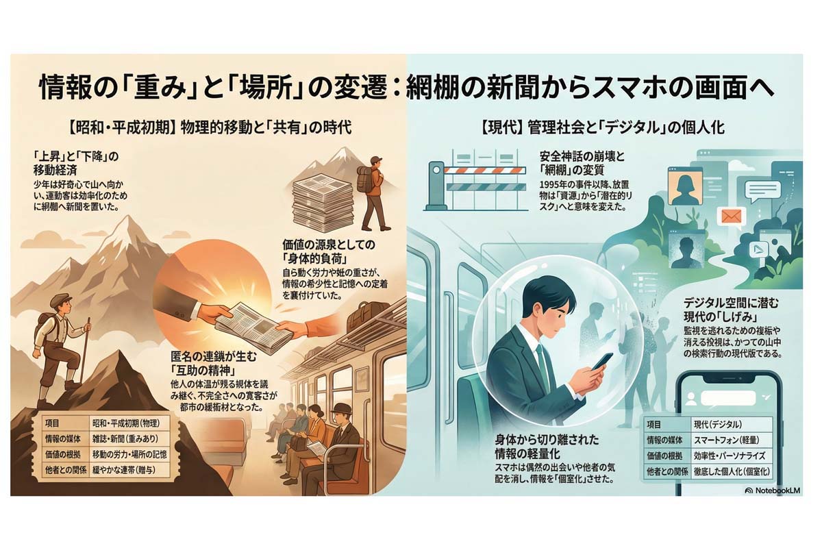 情報の「重み」と「場所」。