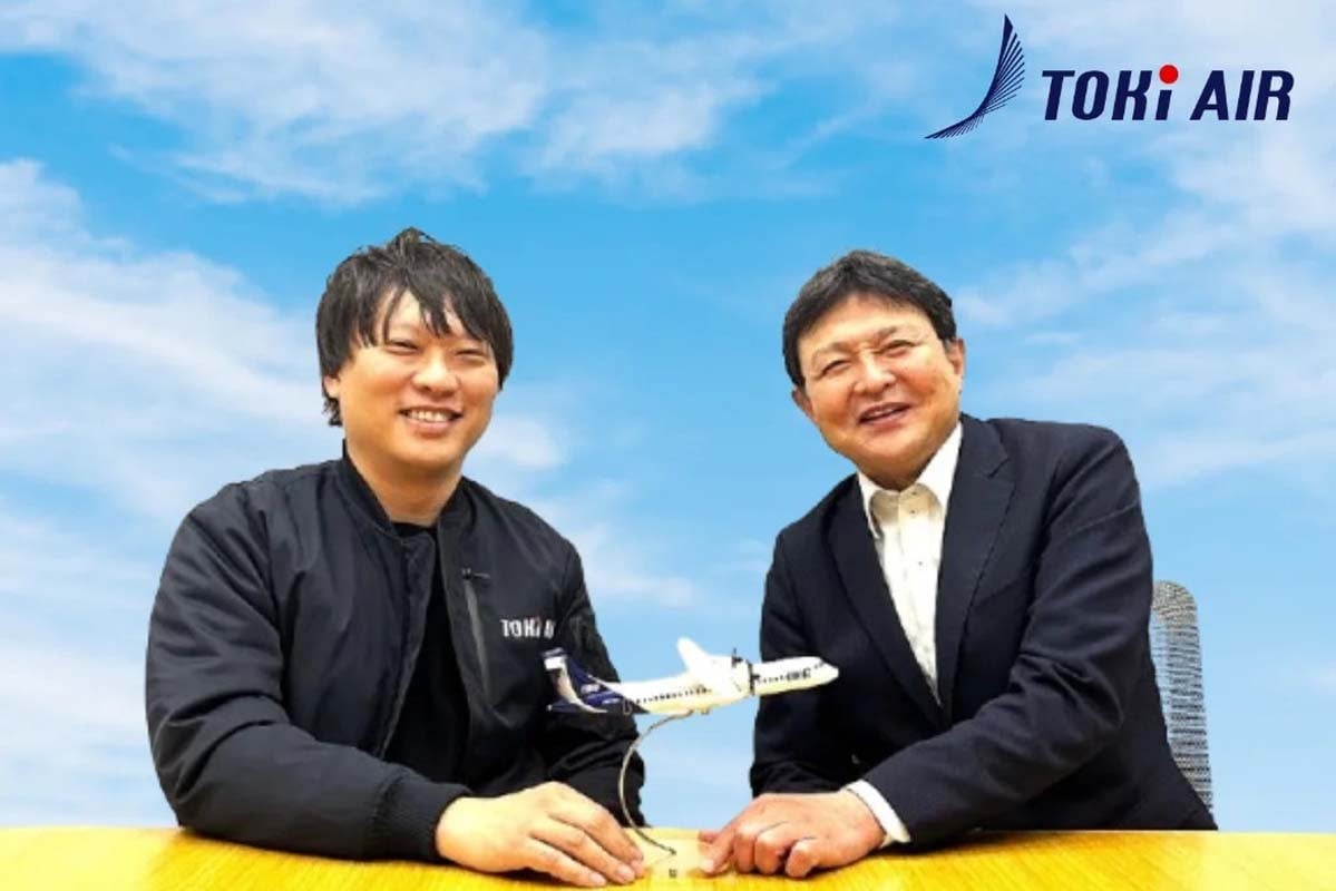 共同代表に就任した和田直希氏（左）と長谷川政樹代表（右）（画像：トキエア）