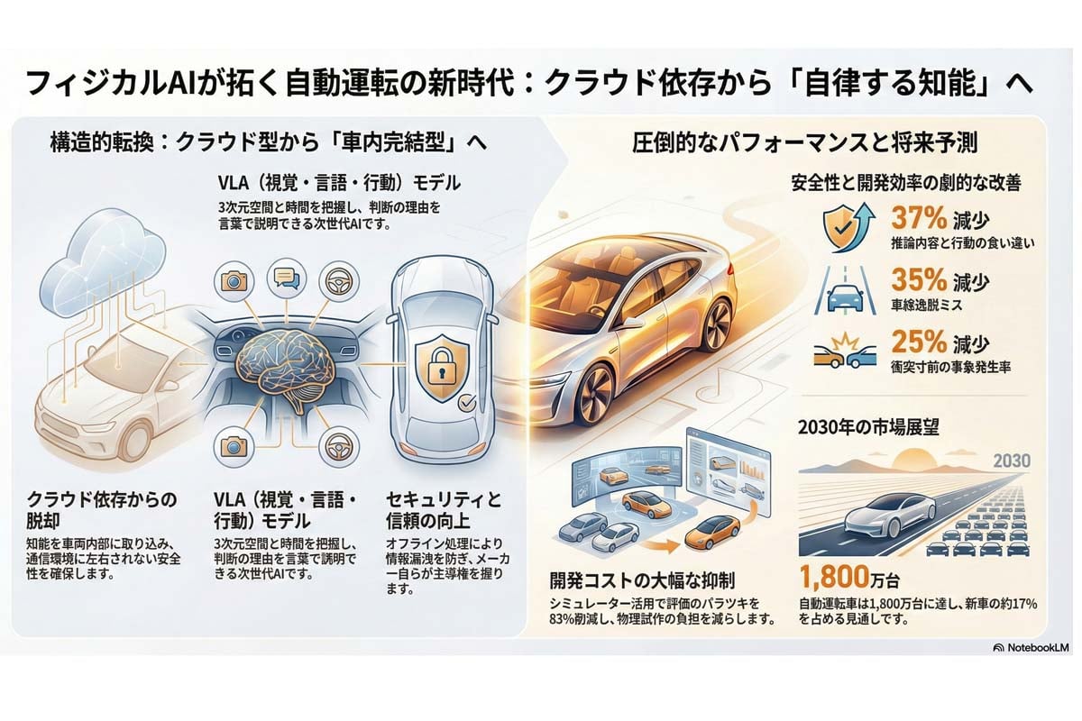 フィジカルAI 自動運転の革新。