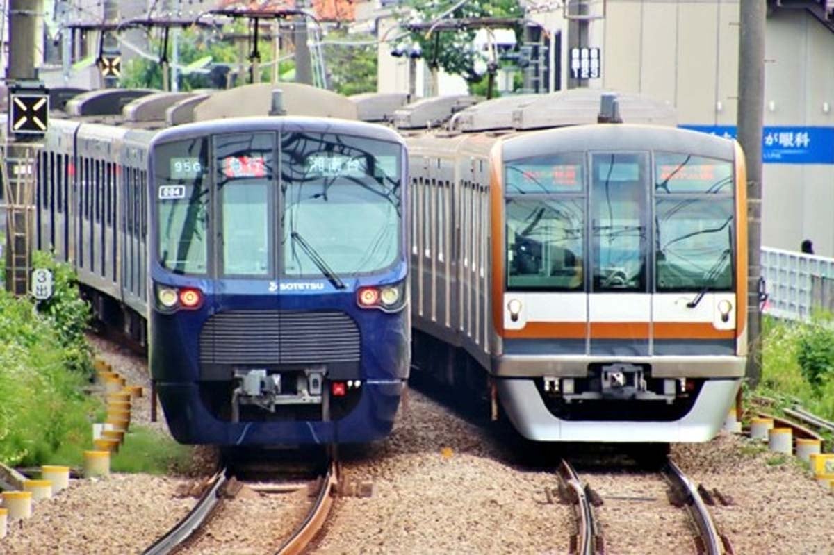 日立 A-trainを採用する東京メトロ副都心線車両と相鉄線車両（画像：写真AC）