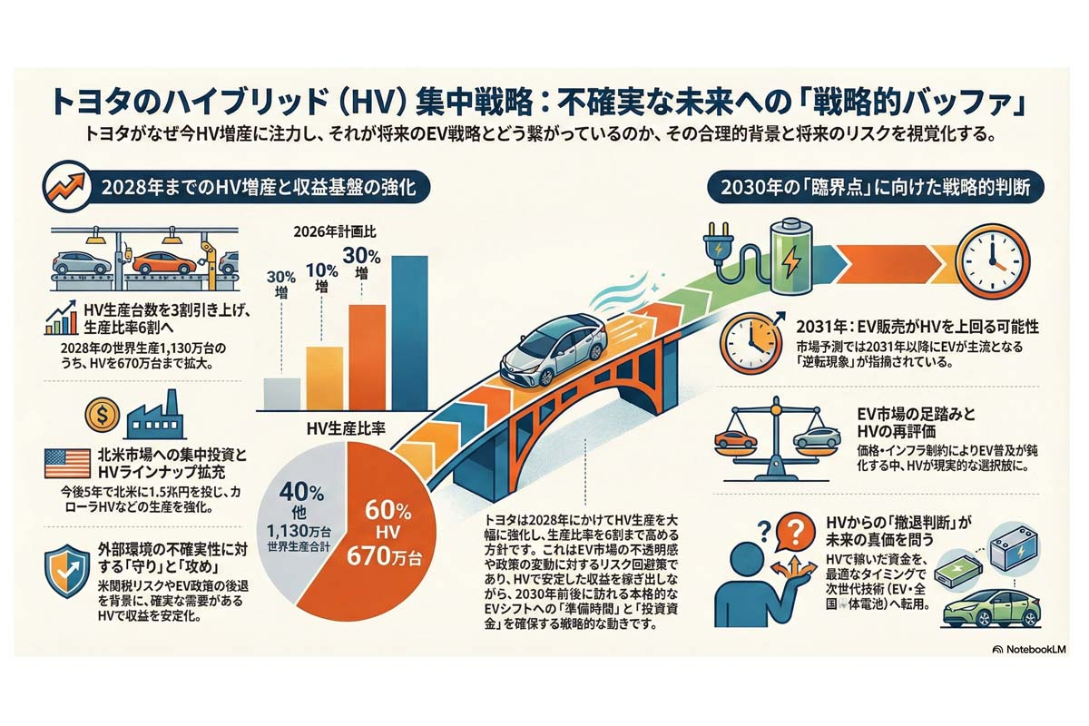 トヨタのHV集中戦略解説。