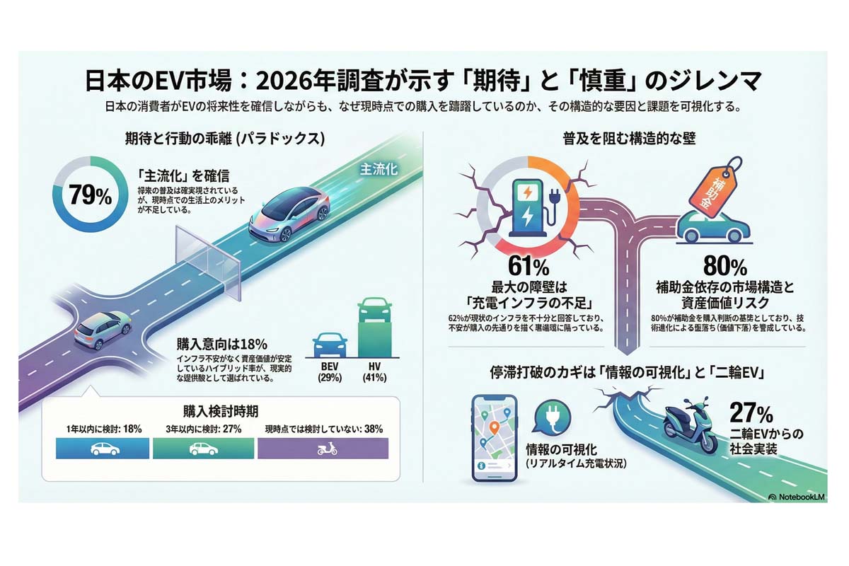 日本のEV市場：期待と慎重。