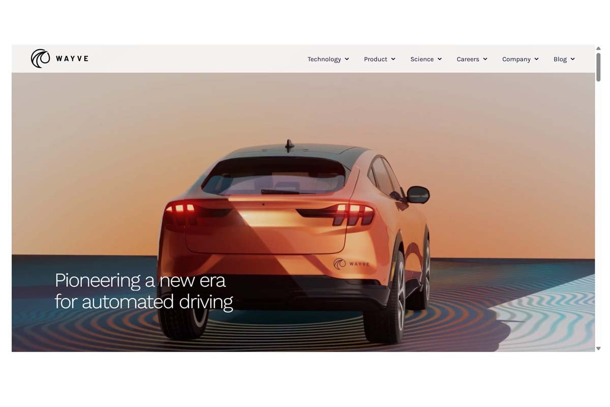 ウェイブ・テクノロジーズのウェブサイト（画像：ウェイブ・テクノロジーズ）