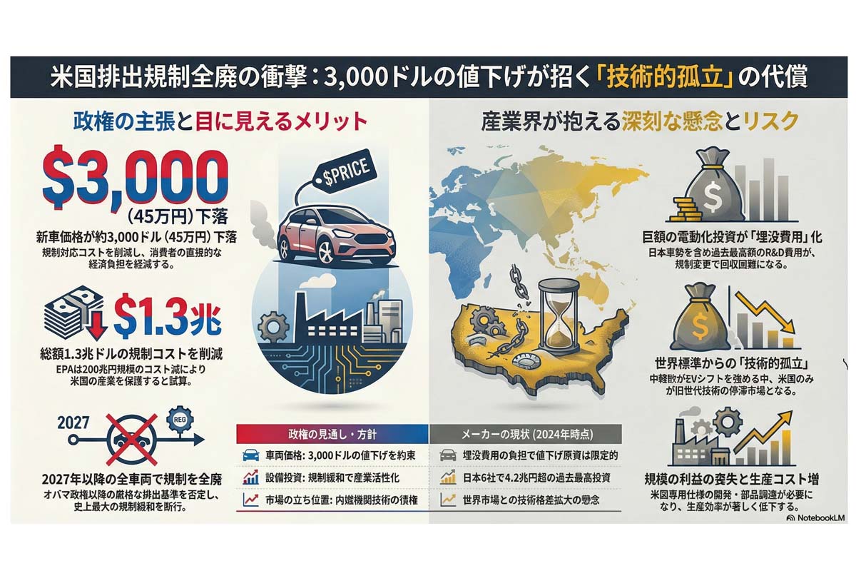 米国排出規制全廃の衝撃と代償。