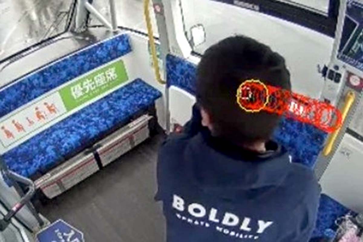 車内検知AIの様子(画像:BOLDLY)