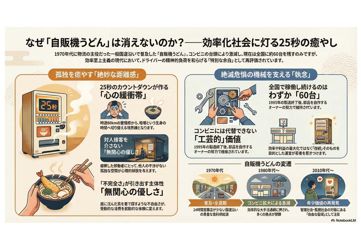 うどん自販機が消えない理由。