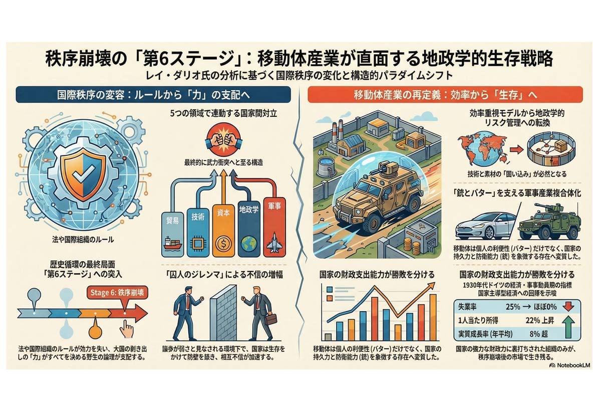 秩序崩壊とモビリティ産業の生存戦略。