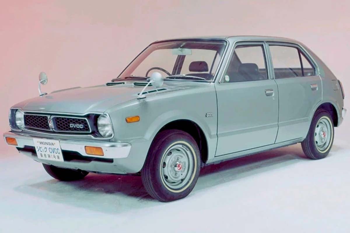 ホンダ・初代シビック（画像：本田技研工業）
