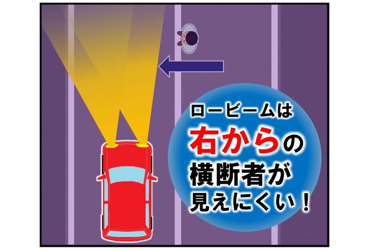 ハイビームの適正使用を呼びかける埼玉県警のページの一部（画像：埼玉県警察）