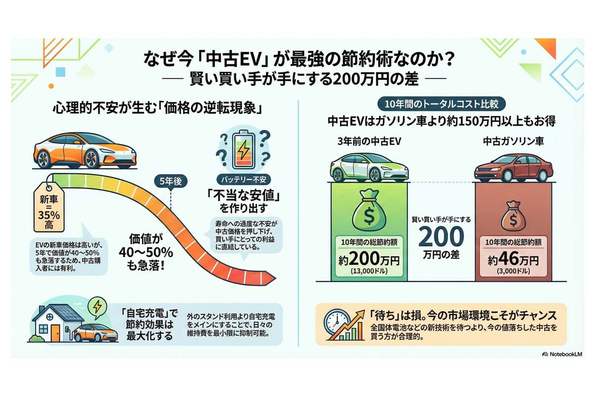 中古EVが最強の節約術。