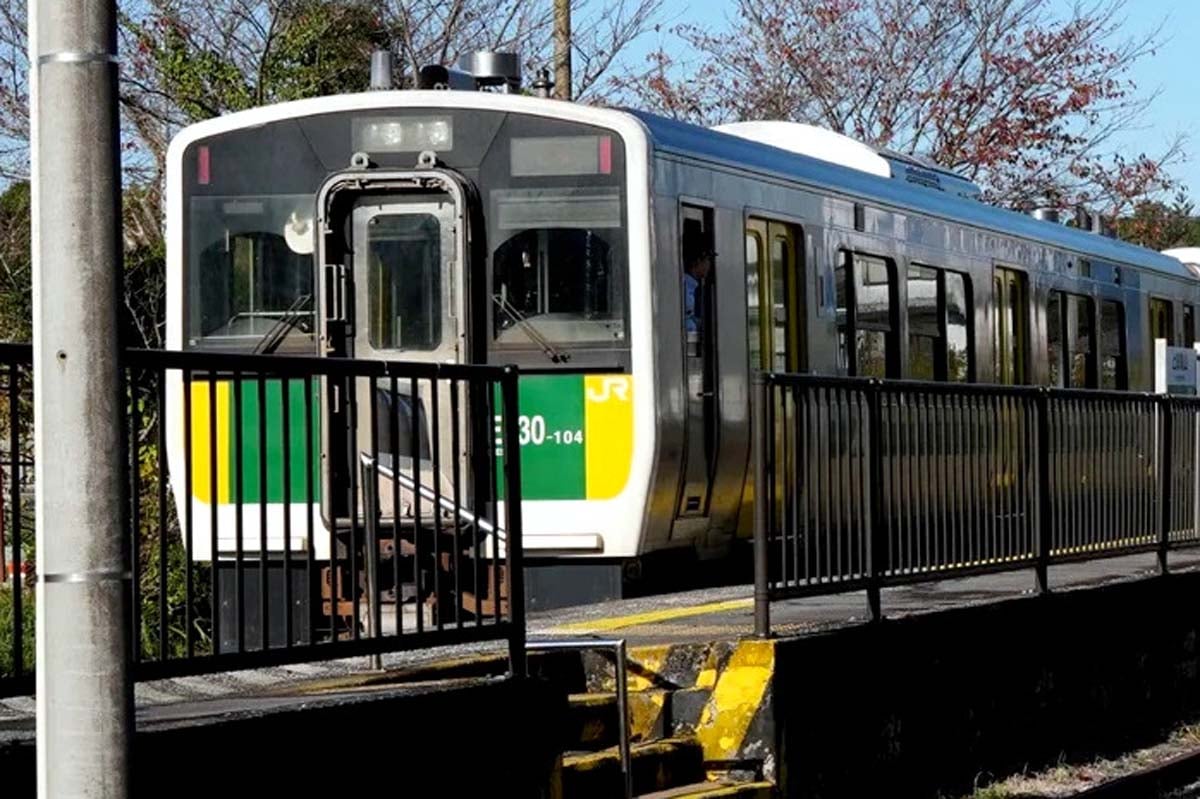 廃止予定区間の終点・上総亀山駅（画像：JR東日本千葉支社）