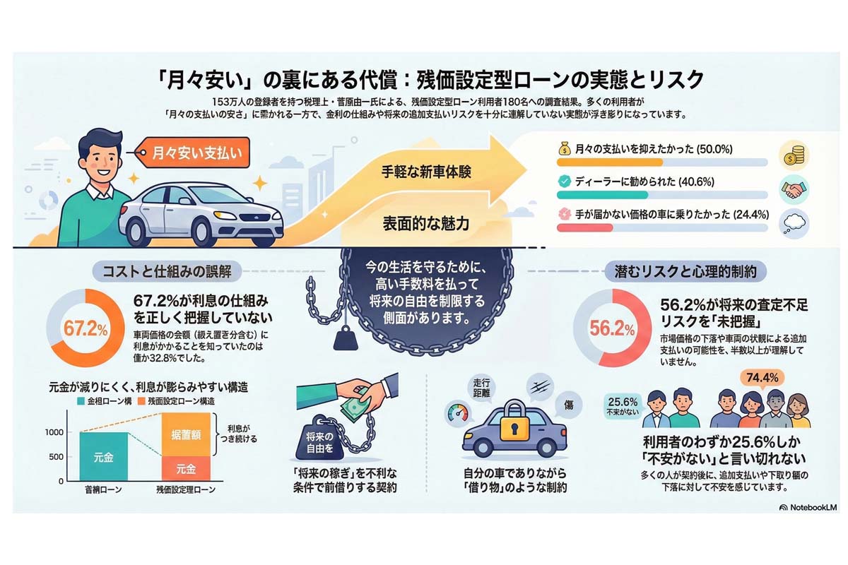 残価設定型ローンの実態とリスク。