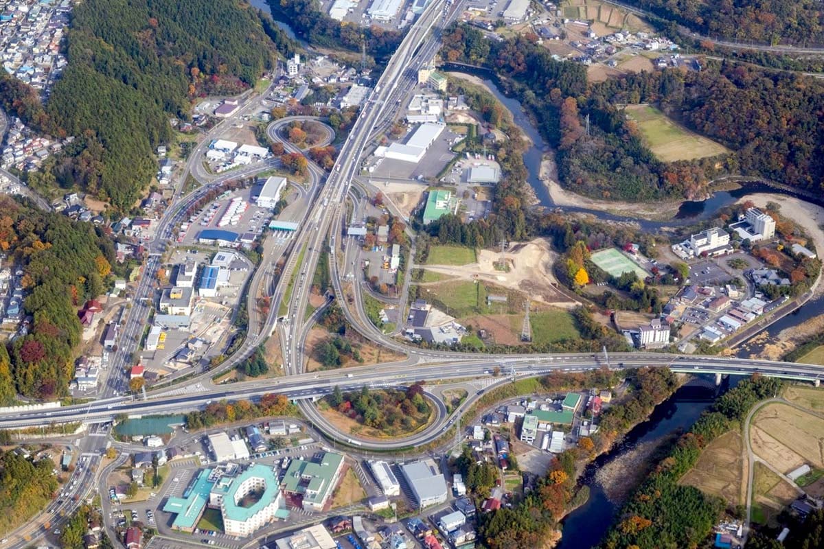 ぐるっ都仙台。仙台南IC（画像：写真AC）