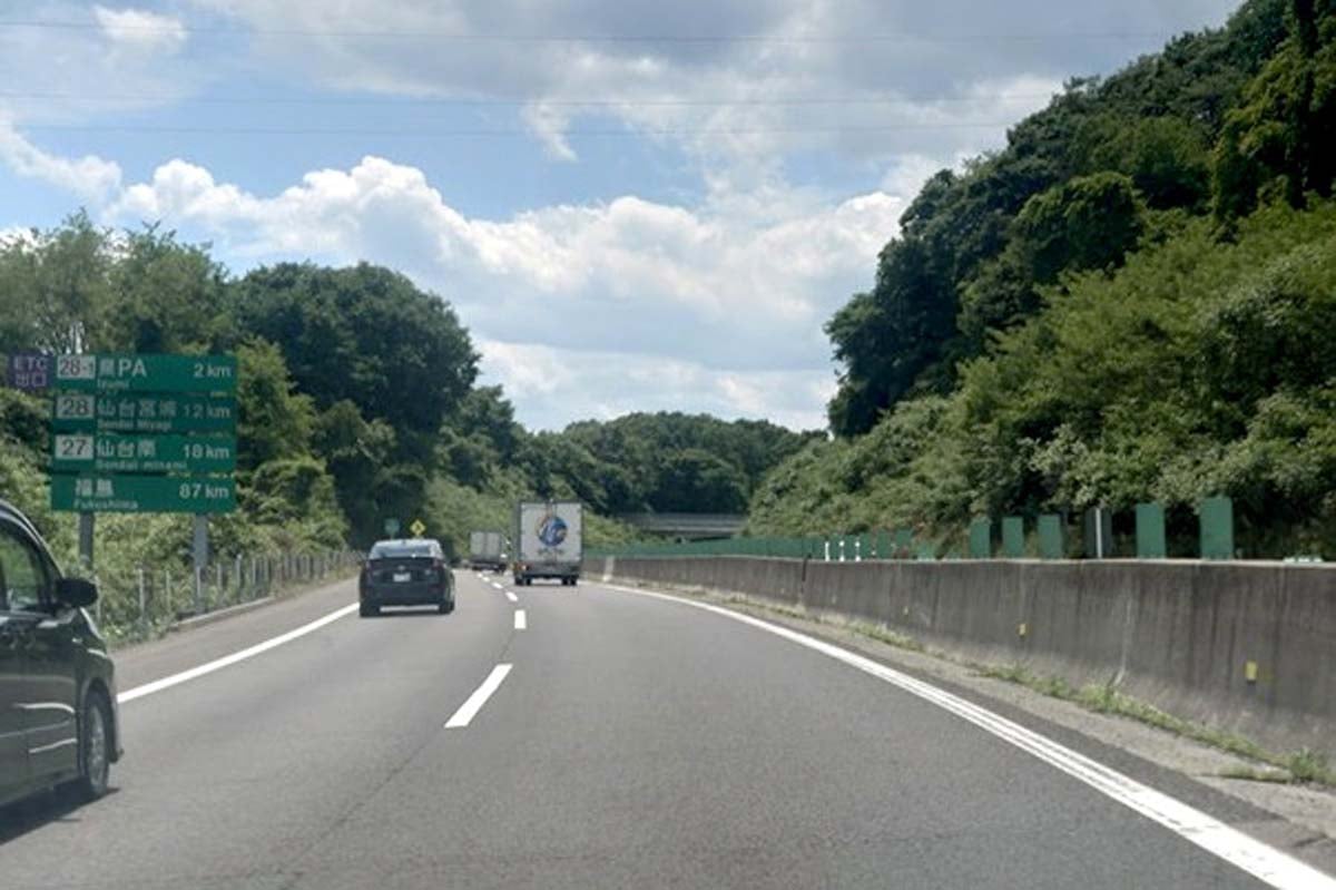 ぐるっ都仙台 泉IC～泉パーキングエリアスマートIC（画像：都野塚也）