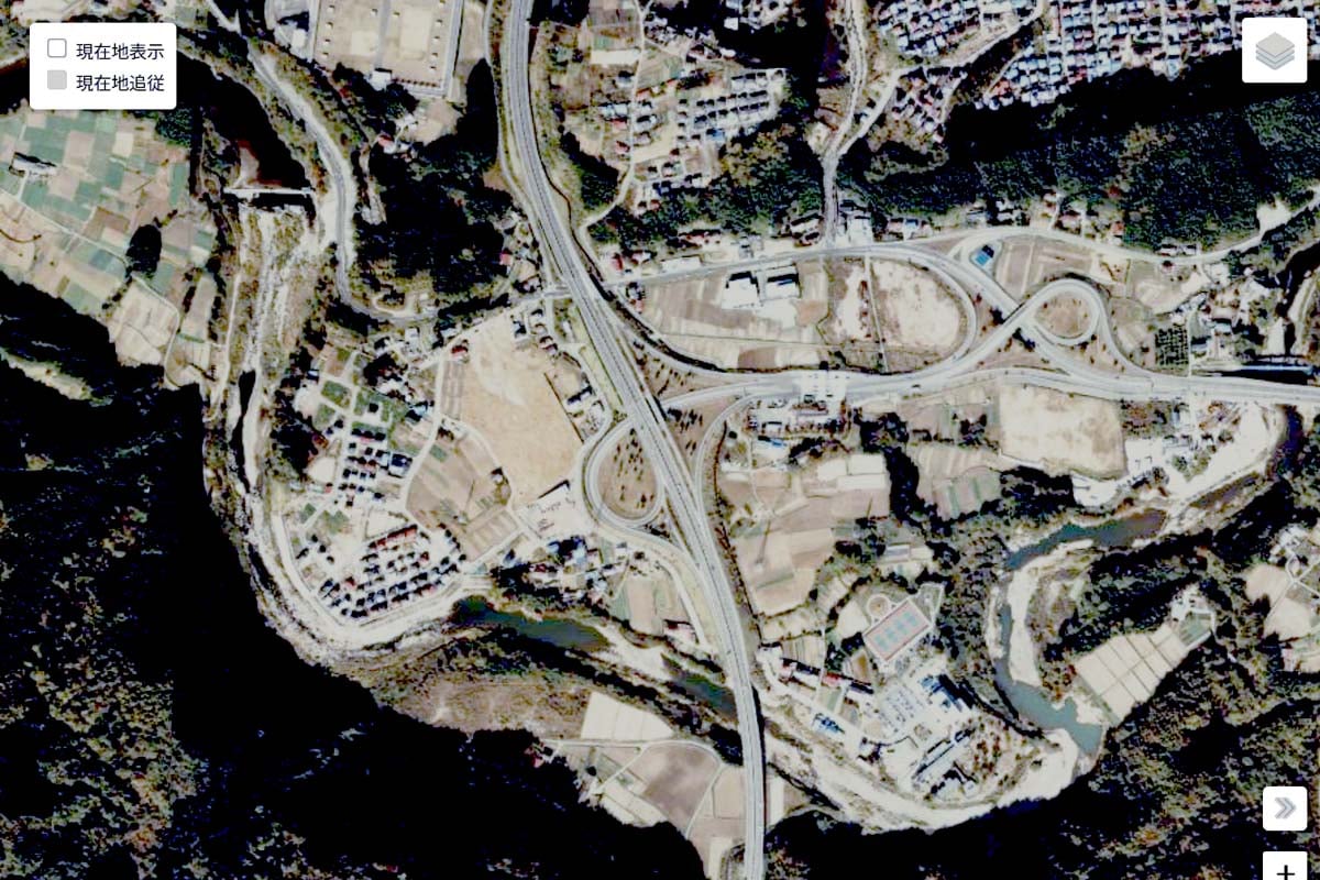 1985年頃の「仙台南IC」周辺の航空写真（画像：国土地理院）