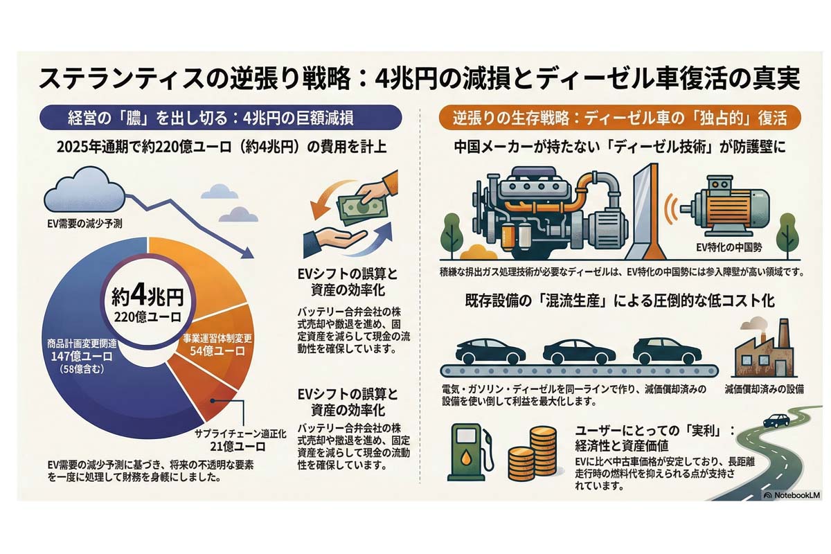 自動車メーカーの逆張り戦略。