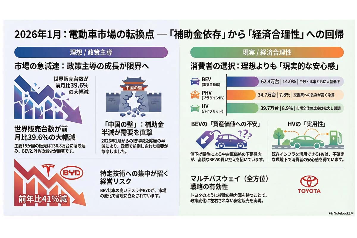 2026年電動車市場の転換点。