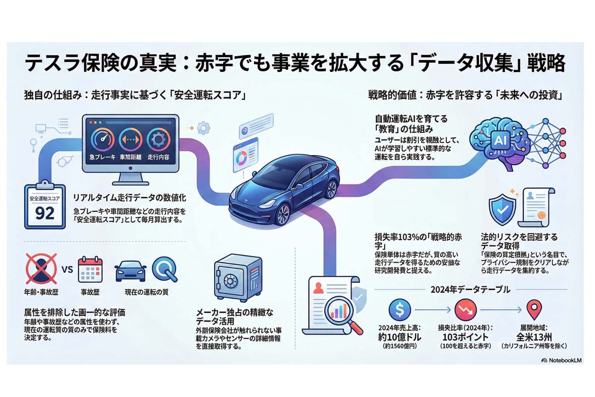 電気自動車メーカーの保険戦略。