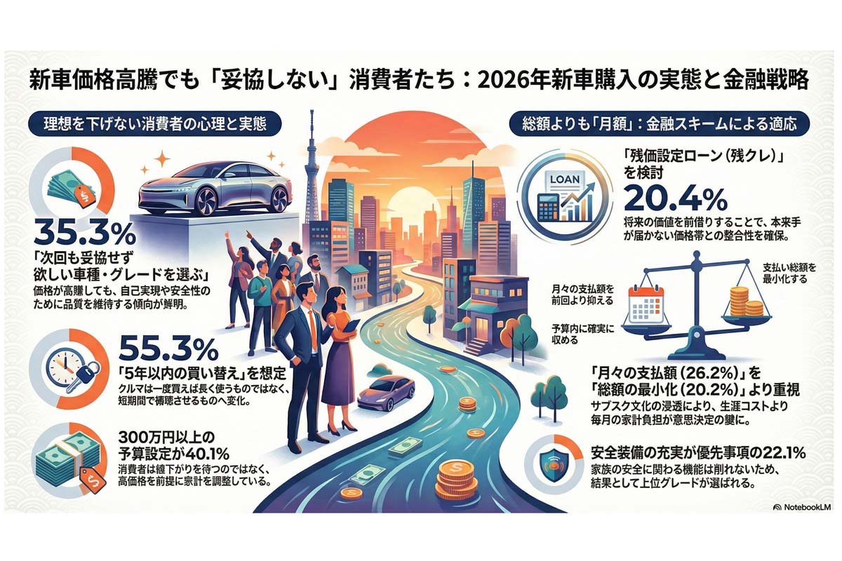 2026年新車購入の実態と戦略。
