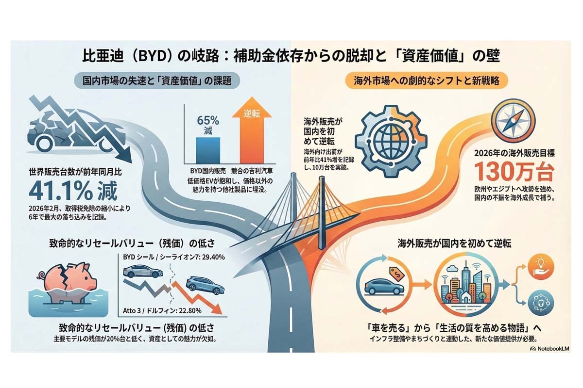 大手EVメーカーの経営戦略。