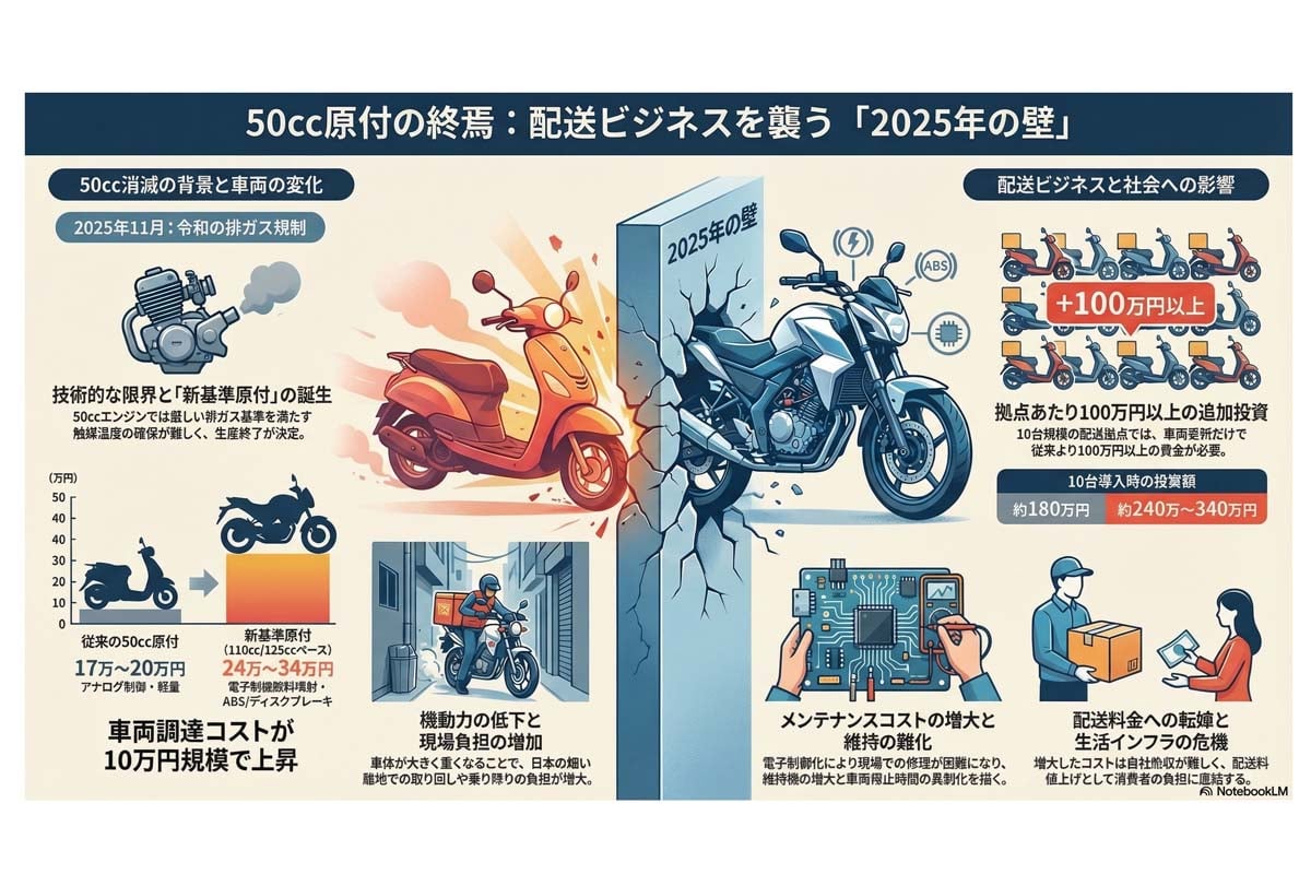 原付消滅と2025年の壁。