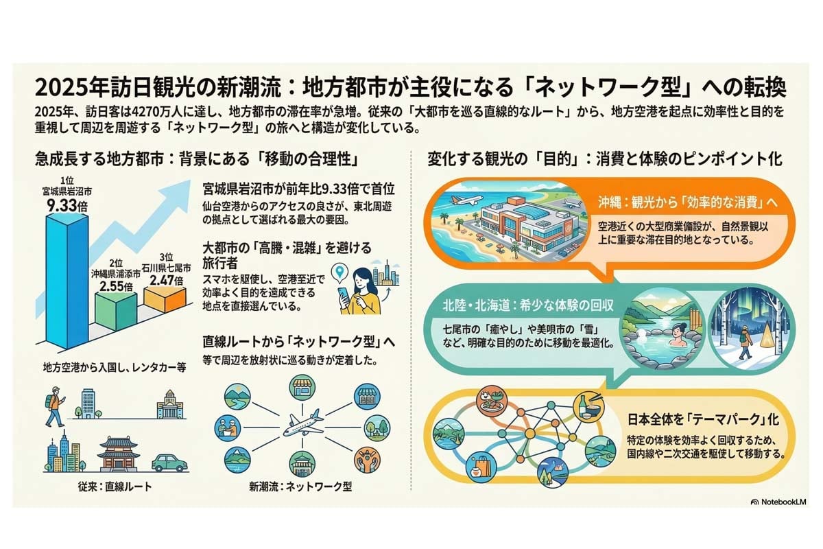 2025年訪日観光の新潮流。