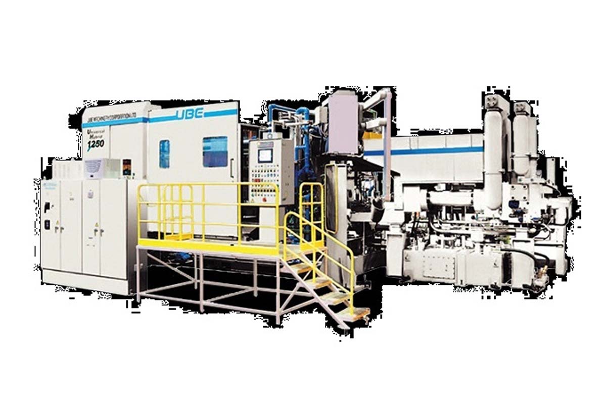 UBEマリナリー・UHシリーズ　2プラテンハイブリッド型締式ダイカストマシン（大型：型締力1250ｔ～9000t）（画像：UBEマシナリー）