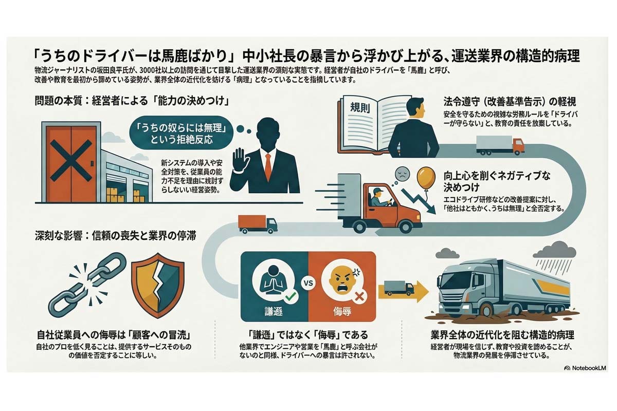 運送業界の構造的病理。