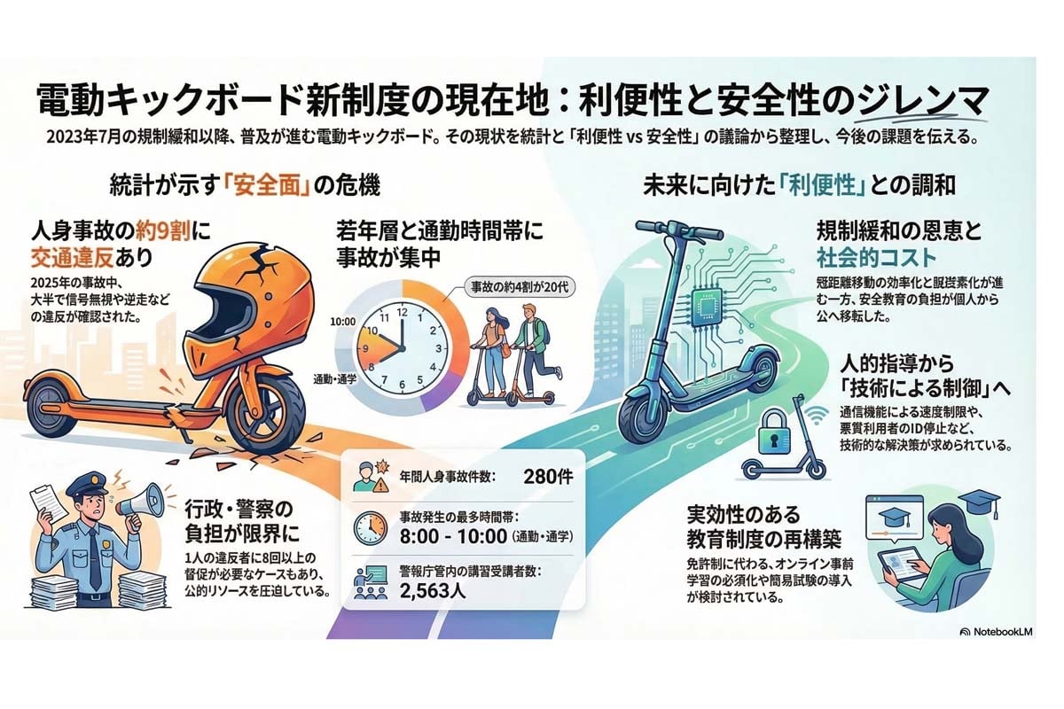電動キックボード新制度の現在地。