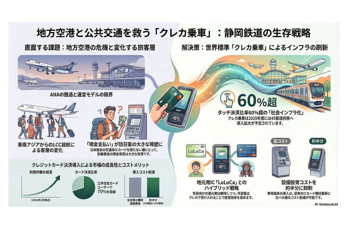 クレジットカード乗車による公共交通の生存戦略。