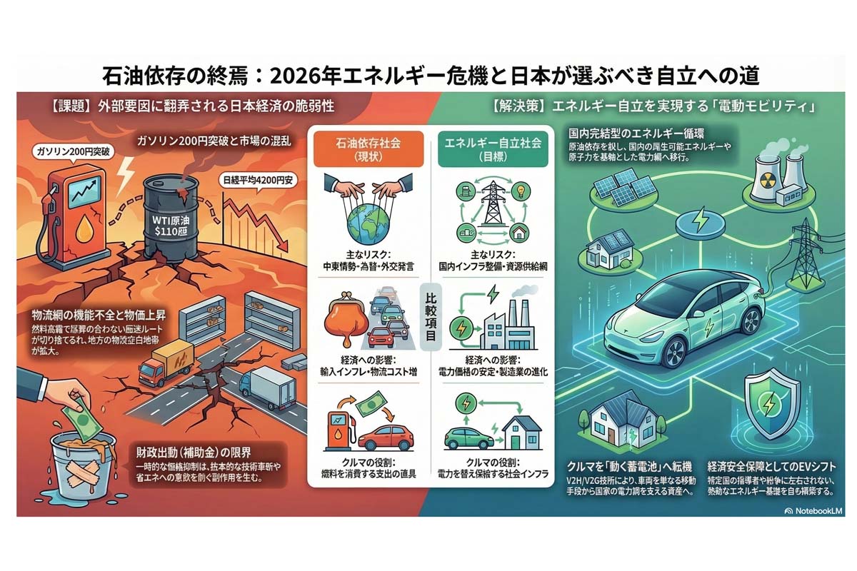 日本のエネルギー自立への道。