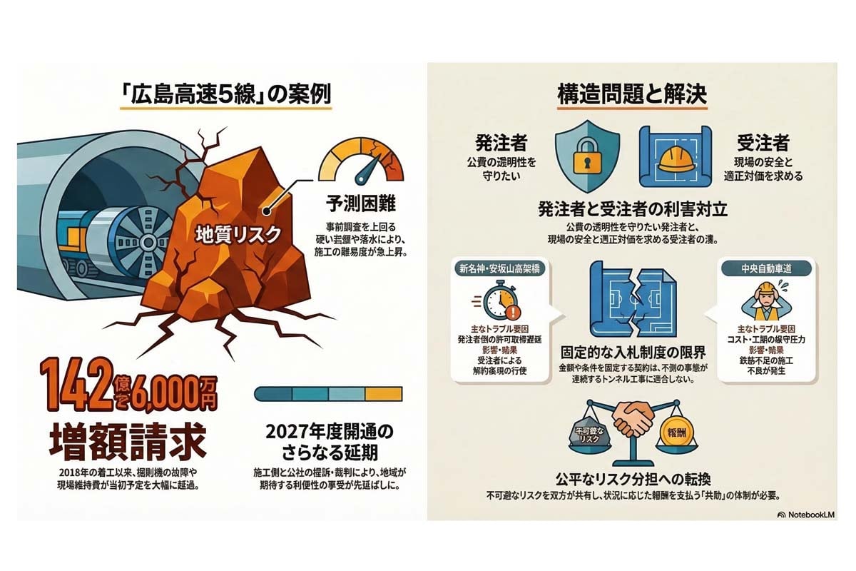 広島高速5線の課題と解決。
