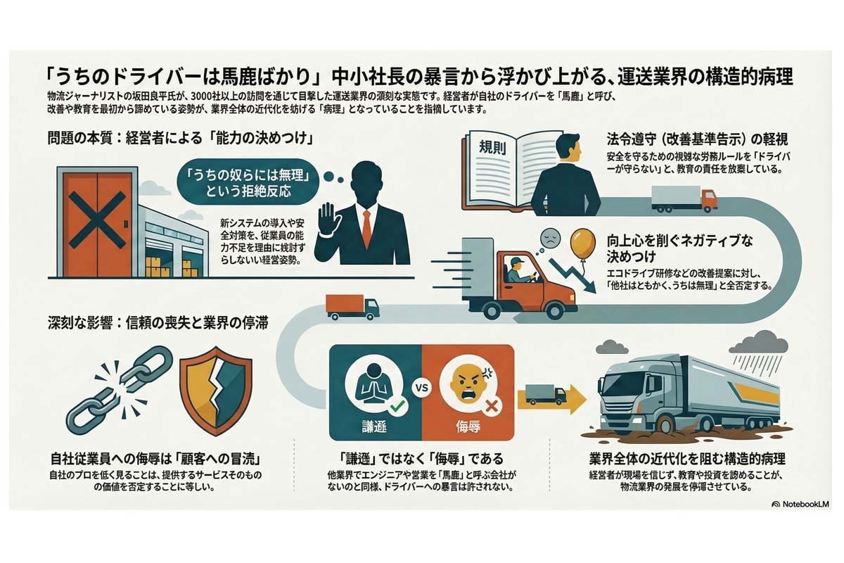 運送業界の構造的病理。